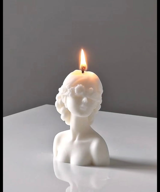 Blind Lady Pillar Candle