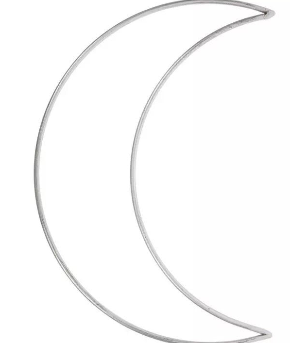 Moon Shape Metal Ring
