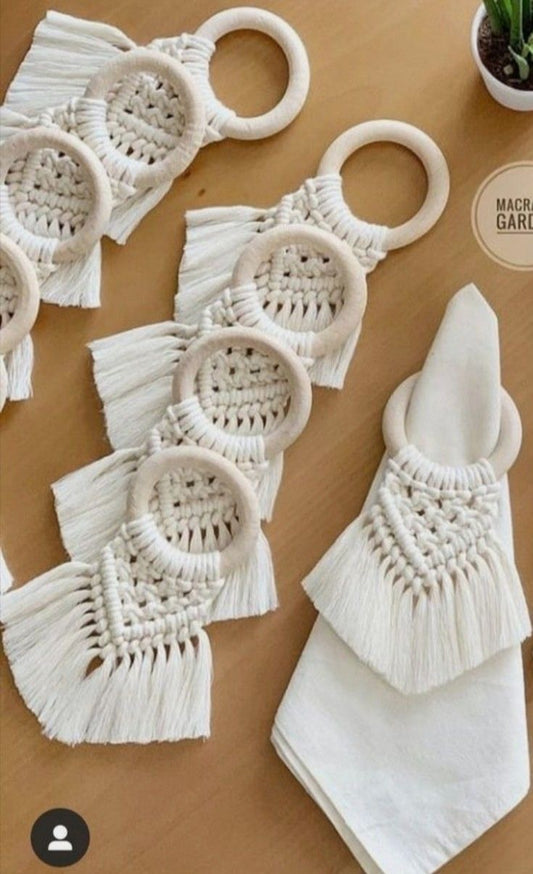 Macrame Boho Napkin Ring