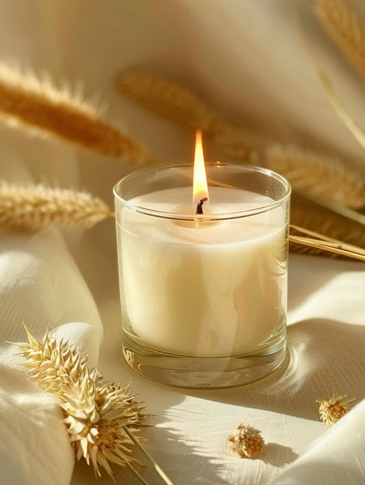 White Scented Candle