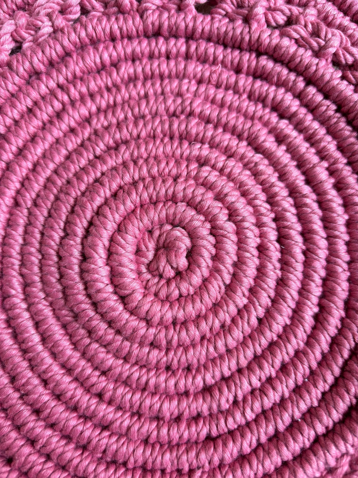Big Round Macrame Table Runner