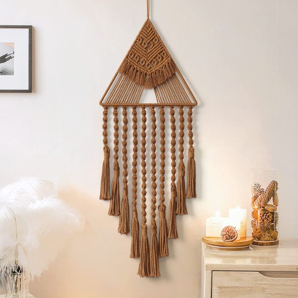 Forest Fern Macrame Wall Hanging