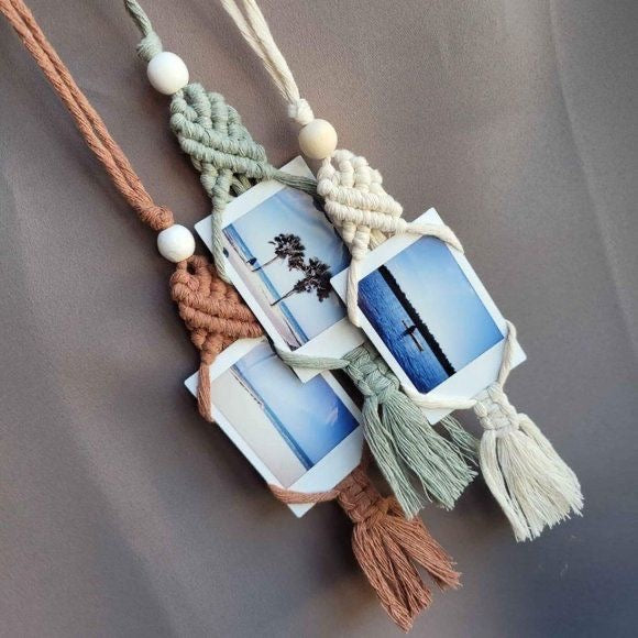 Macrame Hanging frame-1