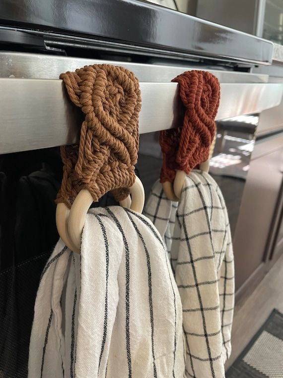 Macrame Towel Hanger