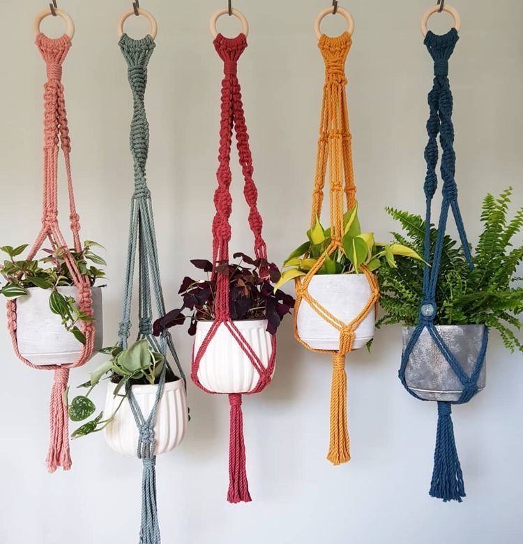 Macrame Waterfall Plant Hanger